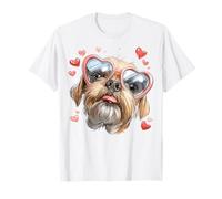 Brussels Griffon Dog - Gafas de Sol para el día de San Valentín Camiseta