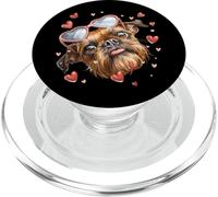 Brussels Griffon Dog - Gafas de Sol para el día de San Valentín PopSockets PopGrip para MagSafe