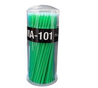 Brussels08 100 piezas desechables micro aplicadores cepillos de extensión de pestañas Mini cepillo aplicadores de máscara cepillo varitas para maquillaje y limpieza