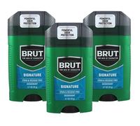 BRUT Brut Deodorante 2,25 once ovale solido Profumo Classic (3 Pack)