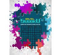 brutal libro de rompecabezas de sudoku: Sudoku súper ultraduro para el entrenamiento de la memoria.