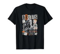 Brutus Betrayal Viste A para Roma Más Camiseta gráfica económica, Hombre, Negro, M
