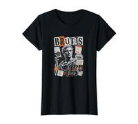 Brutus Betrayal Viste A para Roma Más Camiseta gráfica económica, Mujer, Negro, XS