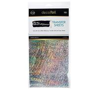 Brutus Monroe Deco Foil Transfer Sheets 6"X12" 10/Pkg-Silver Sketch