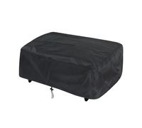 bruwaa Funda Protectora para Plancha, 80 x 60 x 25 cm, Impermeable, Anti-UV, Negra, Funda Universal para Plancha | Cocina de Gas | Barbacoa al Aire Libre