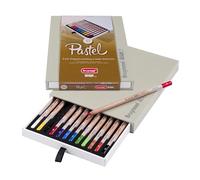 Bruynzeel Design Professional Pastel Pencil Set of 12 Colors in Box | Lápices de artista para dibujar, esbozar y colorear