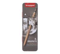 Bruynzeel Set de lápices de grafito Expression (6 pzs., Gris)