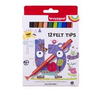 Bruynzeel Kids Felt-Tip Colour Pens 12-Piece Set (Importación USA)