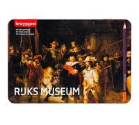 Bruynzeel & Rijksmuseum Juego de 50 Lápices de Colores Profesionales en Lata para Dibujar y Colorear | Rembrandt van Rijn