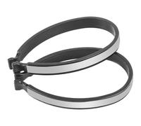 Brxmpn 2 Pinzas Reflectantes para Pantalones De Ciclismo, Tobilleras De Seguridad, Reflectoras para Un Ajuste Seguro Y Una Mejor Visibilidad En Condiciones De Poca Luz.