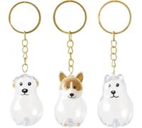 Brxmpn 3 Llaveros para Guardar Pelo De Mascotas, Caja De Recuerdo para Pelo De Mascotas, Bolsa para Guardar Pelo De Mascotas para Amantes De Mascotas Que Recogen Pelo De Gatos Y Perros.