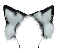 Brxmpn Diadema con Orejas De Panda Y Borla De Flores. Adorable Diadema Estilo Kawaii Lolita para Fiestas De Disfraces, Halloween Y Navidad.