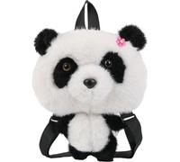 Brxmpn Mochila De Peluche De Panda para Mujer con Correa Ajustable, Bolso De Animal, Mochila Y Kawaii para Día a Día En Escuela.