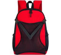 Brxmpn Mochila Roja De Sparring, Ligera, para Karate, Taekwondo, Kickboxing, Bolsa De Viaje De Gran Capacidad, Organizador De Equipo De Artes Marciales para Uniformes, Zapatos, Guantes Y Protectores.