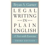 Bryan A. Garner Legal Writing in Plain English, (Tapa blanda) (Importación USA)