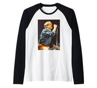 Bryan Adams realizando la Gira Mundial de Despertar en Vivo 1992 Camiseta Manga Raglan
