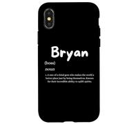 Bryan Definition Personalized Name Custom Costume For Bryan Carcasa para iPhone X/XS