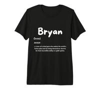 Bryan Definition Personalized Name Custom Costume For Bryans Camiseta Premium