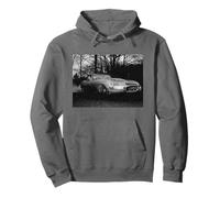 Bryan Forbes en su Coche Jaguar Tipo E 1961 Sudadera con Capucha