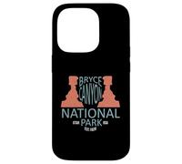 Bryce Canyon Parques Nacionales Rock Spires Utah Vintage Retro Carcasa para iPhone 14 Pro
