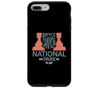 Bryce Canyon Parques Nacionales Rock Spires Utah Vintage Retro Carcasa para iPhone 7 Plus/8 Plus