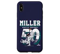 Bryce Miller | Jugador de béisbol de la MLB de Seattle | MLBBMI201M Carcasa para iPhone XS MAX