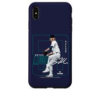 Bryce Miller | Jugador de béisbol de la MLB de Seattle | MLBBMI202M Carcasa para iPhone XS MAX