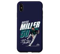 Bryce Miller | Jugador de béisbol de la MLB de Seattle | MLBBMI204M Carcasa para iPhone XS MAX
