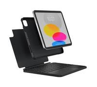 Brydge Funda con teclado inalámbrico 10.9 MAX+ con trackpad multitáctil para iPad de 10ª generación y iPad A16 (11 pulgadas), funda magnética desmontable SnapFit, color negro