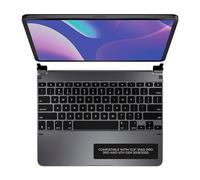 Brydge Pro 12.9 - Teclado para iPad Pro de 12.9 pulgadas 3rd Generation & 4th Generation (2018 y 2020) | Aluminio Wireless Bluetooth Keys | Batería de larga duración | (Space Gray)