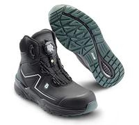 Brynje Green Way Low Boot S3 SRC - Botas de seguridad flexibles, ligeras y resistentes con sistema BOA® Fit, Negro , 45 EU