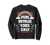BRYNLEE Vibes Only Cute Retro Girls BRYNLEE Name Sudadera