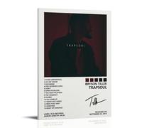 Bryson Tiller - Póster de Trapsoul con portada de álbum de música a la moda, lienzo para decoración de pared, 60 x 90 cm, estilo marco