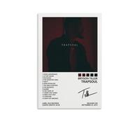Bryson Tiller - Póster de Trapsoul con portada de álbum de música a la moda, lienzo para decoración de pared, 30 x 45 cm, estilo sin marco