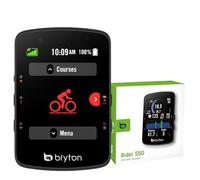 Bryton Rider 550 - Ordenador de Bicicleta GPS con batería de 37 Horas, Pantalla a Color de 2,8 Pulgadas y navegación en Bicicleta