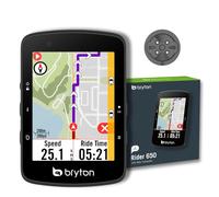 Bryton Rider 650 Pack de sensores Ciclocomputador GPS, Pantalla táctil a Color de 2,8", hasta 33h de batería, mapas de Europa preinstalados, navegación Giro a Giro, Ajuste automático de Brillo