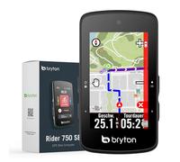 Bryton Rider 750SE 2.8 pulgadas color LCD pantalla táctil GPS bicicleta computadora, mapa de la UE fuera de línea, compatible con radar para bicicletas, 40 horas de duración de la batería, navegación