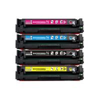 BRZENYTV Paquete de 4 Cartuchos de tóner 201X 201A de Repuesto para Color Pro M252dw MFP M277dw M252n M277n (reemplaza CF400X CF401X CF402X CF403X)