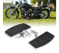 BRZOXIN Rider Floorboards ángulo ajustable para Yamaha V-Star Drag Star 400 650 XVS400 XVS650C 1100c 1300c XVS1100 XVS1300C V-MAX estribos de pie delanteros