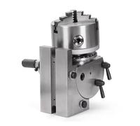 BS-0 contrapunto de precisión Universal, 100MM, Mandril de Torno de 3 mordazas, Placas divisorias, Cabezal de fresado CNC, Stock Trasero(5 inches-125)