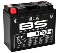 BS Battery 300643 bt12b de 4 AGM SLA Batería de Moto, Color Negro