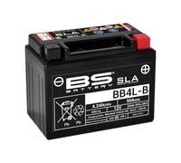 BS Battery 300665 bb4l de B AGM SLA Batería de moto, color negro
