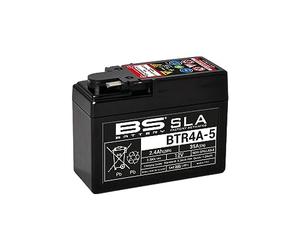 BS Battery 300667 btr4 a de 5 AGM SLA Batería de Motocicleta, Color negro