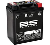 BS Battery 300673 BTX7L AGM SLA - Batería para moto, color negro