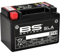 BS Battery 300674 BTX9 AGM SLA - Batería para Moto, Color Negro