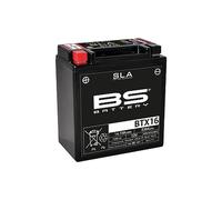 BS-Battery Batería de moto 300763 BTX16 AGM SLA color negro