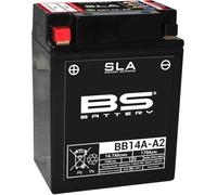BS Battery 300838 bb14 a de A2 AGM SLA Batería de moto, color negro