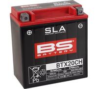 BS Battery Batería de radiocódigo 300766 BTX20CH AGM SLA, Color Negro