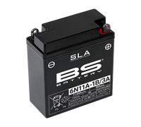 BS Battery Batería SLA libre de mantenimiento activada de fábrica - 6N11A-1B / 3A