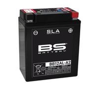 BS Battery 300837 bb12al de A2 AGM SLA Batería de Moto, Color Negro